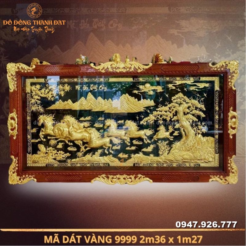 TranhMaDaoThanhCongMaVang24k 