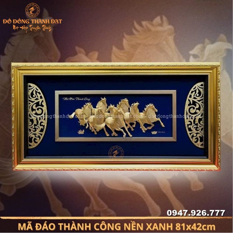 TranhMaDaoThanhCongMaVang24k81x42cm