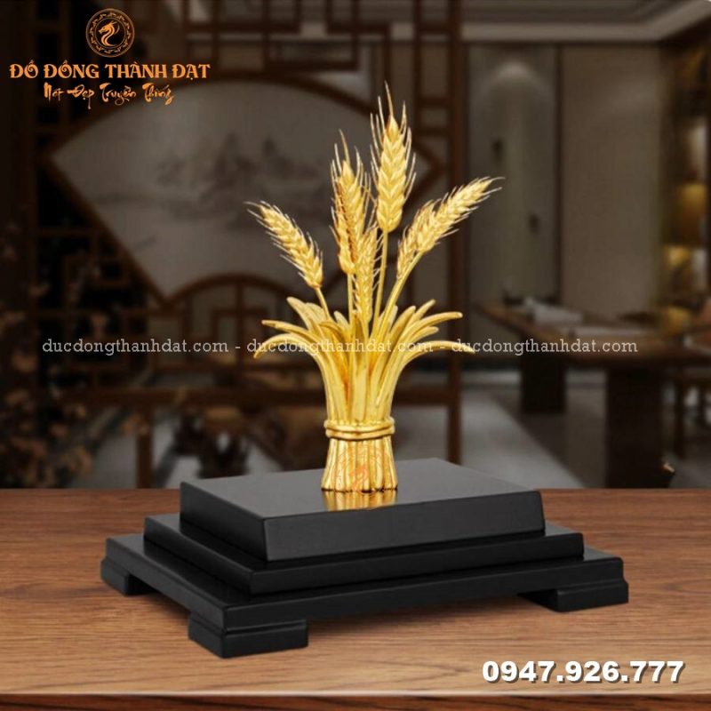 Bó lúa ta mạ vàng 24k