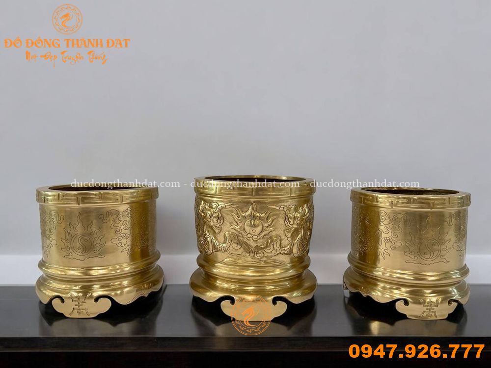 Bát hương cattut rồng nổi (1)