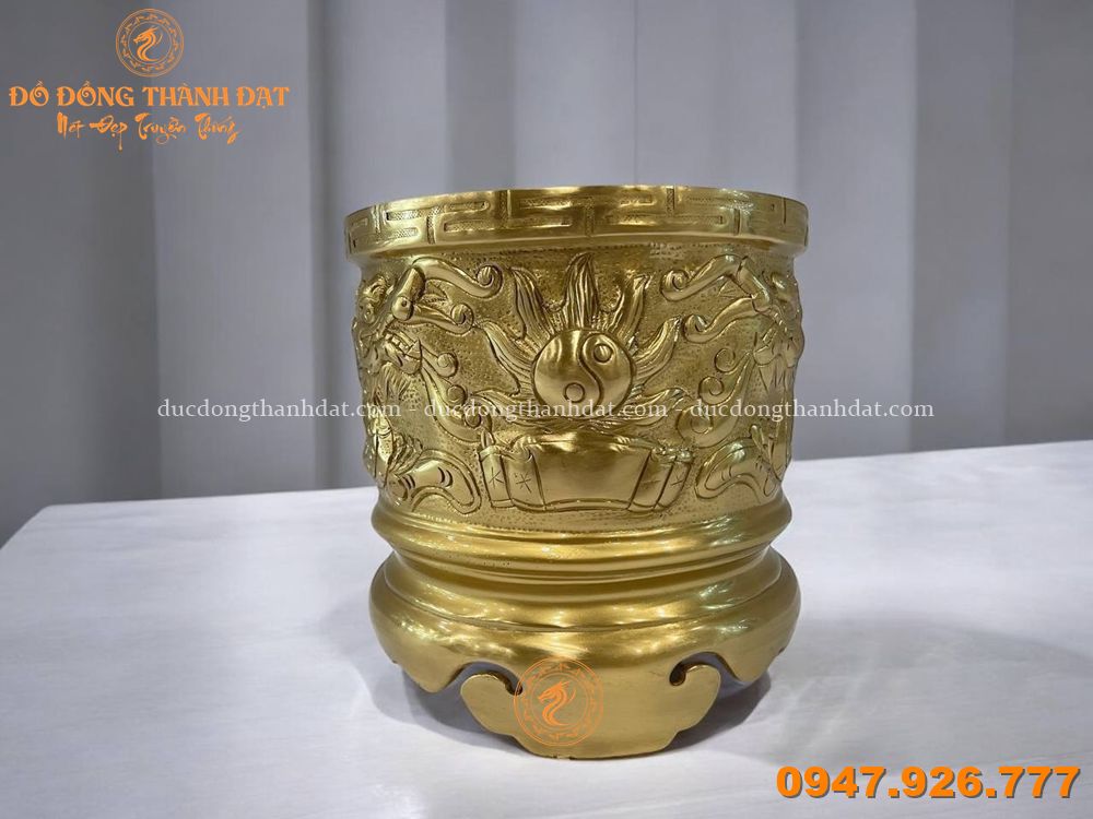Bát hương cattut rồng nổi (2)