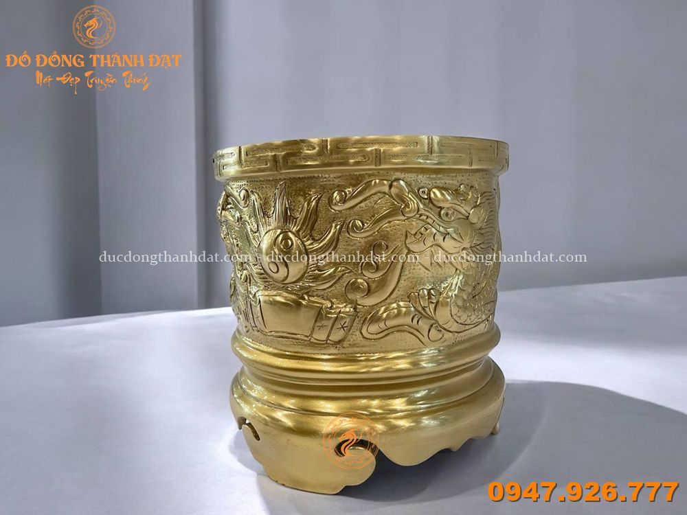 Bát hương cattut rồng nổi (3)