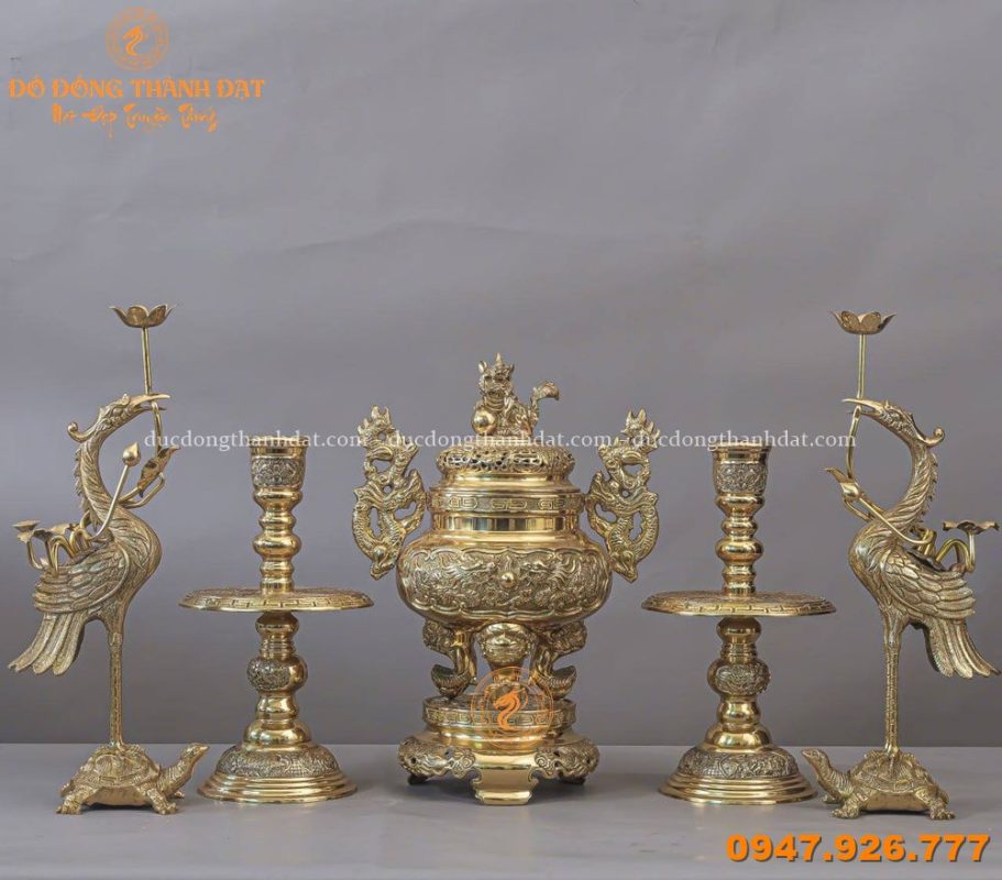 Bộ ngũ sự 42cm đúc công nghệ (2)