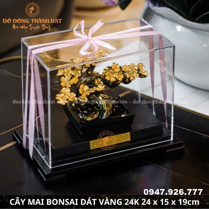 Cây mai bonsai dát vàng 9999