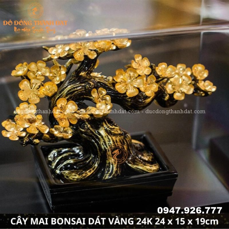 Cây mai bonsai dát vàng 9999