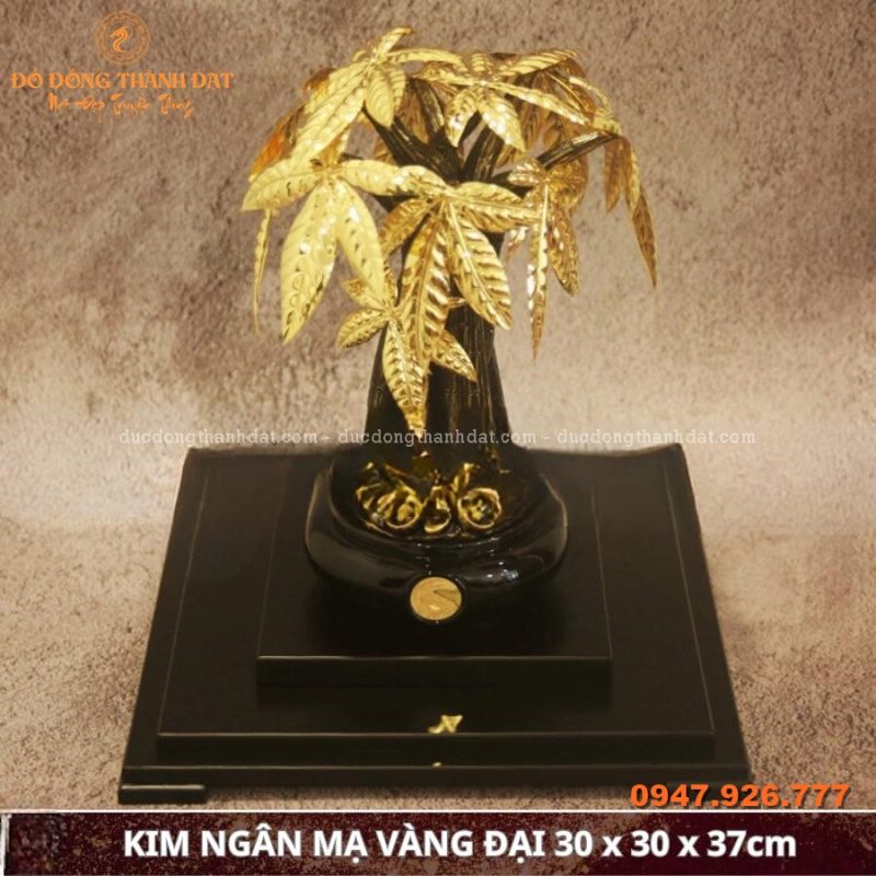 Cây kim ngân mạ vàng 24k