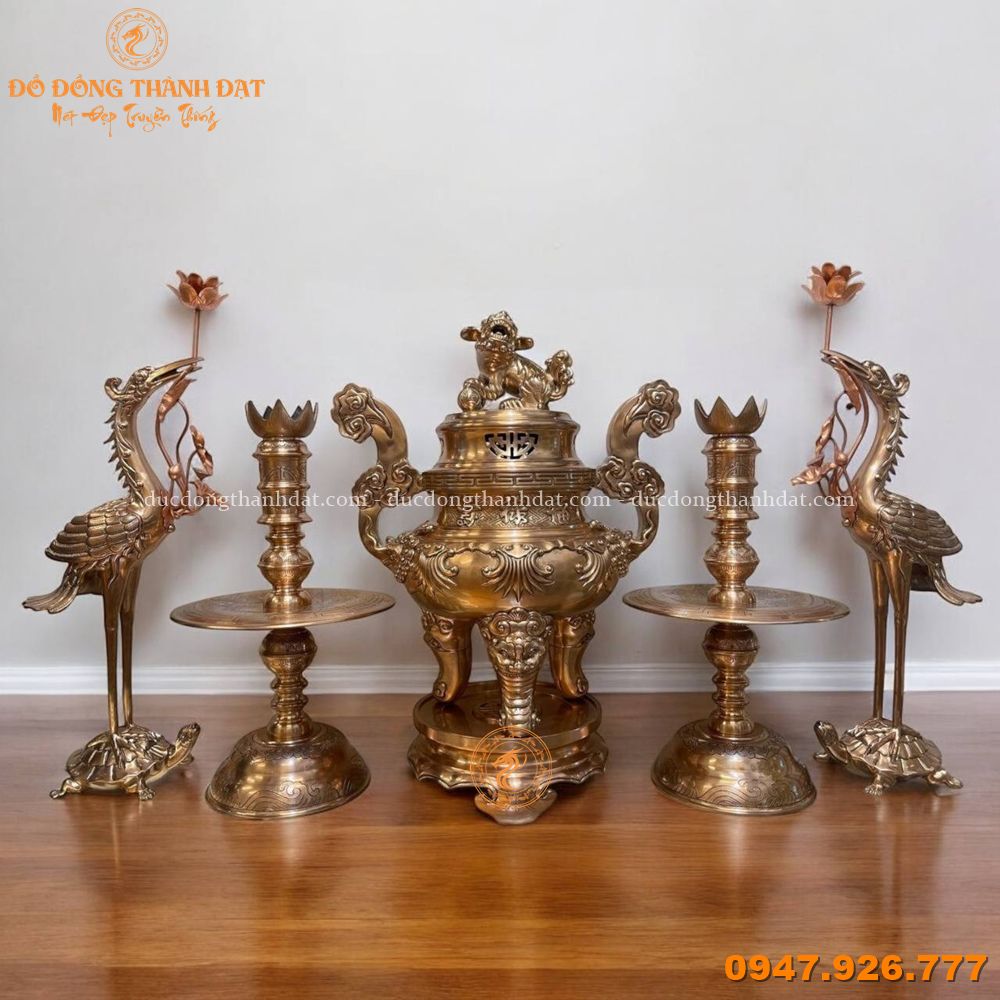 Ngũ sự sòi 62cm đồng đỏ hàng kỹ (1)