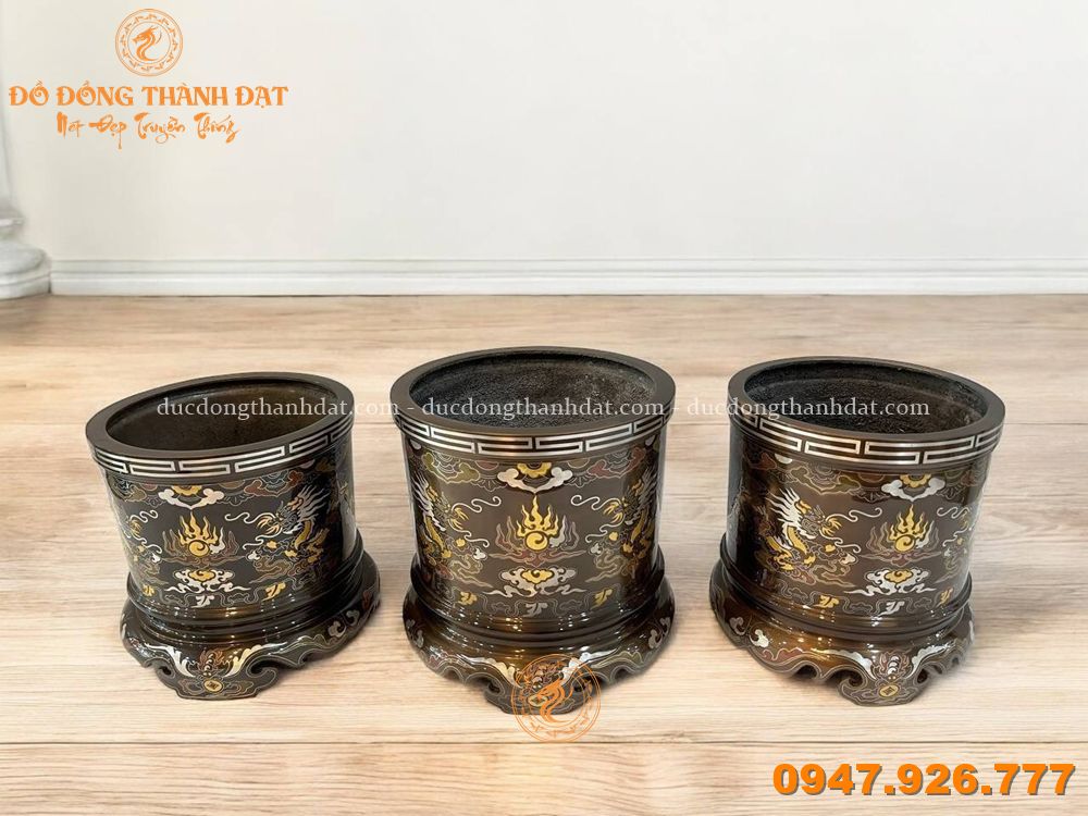 bát hương khảm ngũ sắc song long (5)