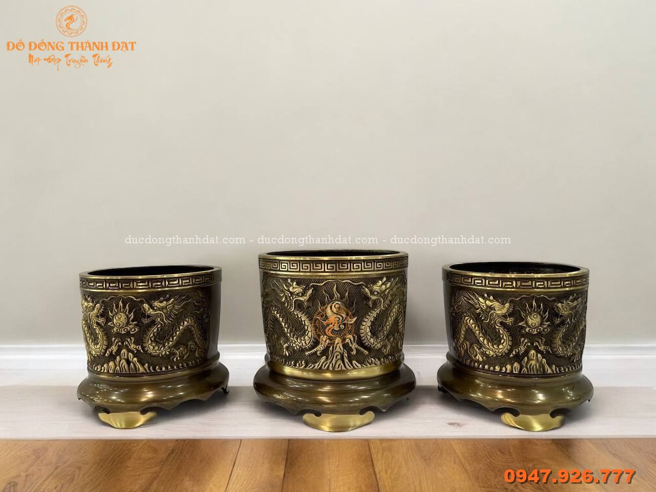 bát hương đồng vàng giả cổ (1)