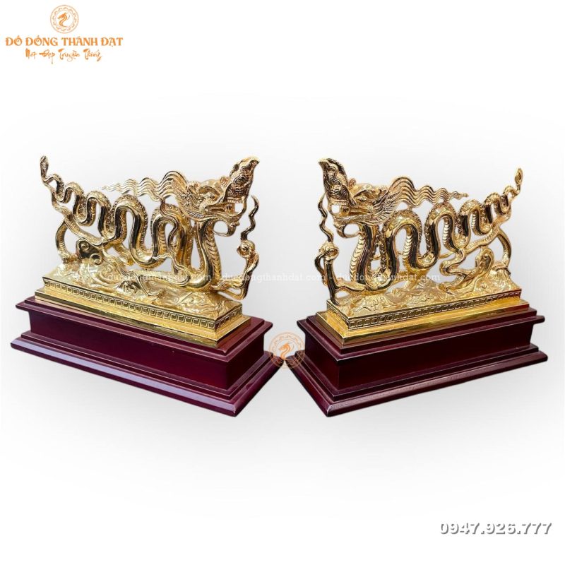 Rồng nhà lý mạ vàng 24k
