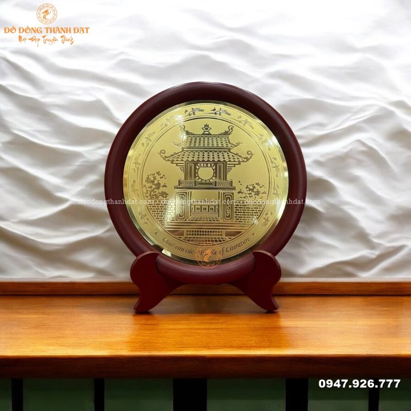 Đĩa đồng khuê văn các 23cm