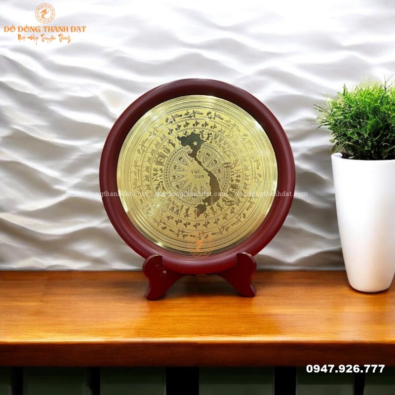 Đĩa đồng bản đồ Việt Nam