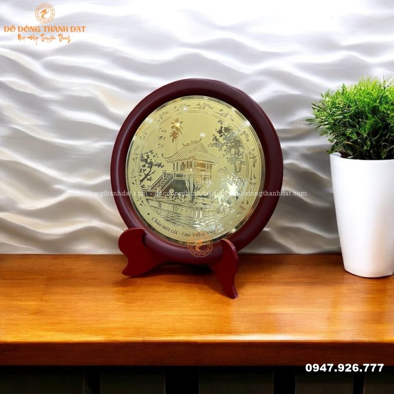 Đĩa đồng chùa một cột