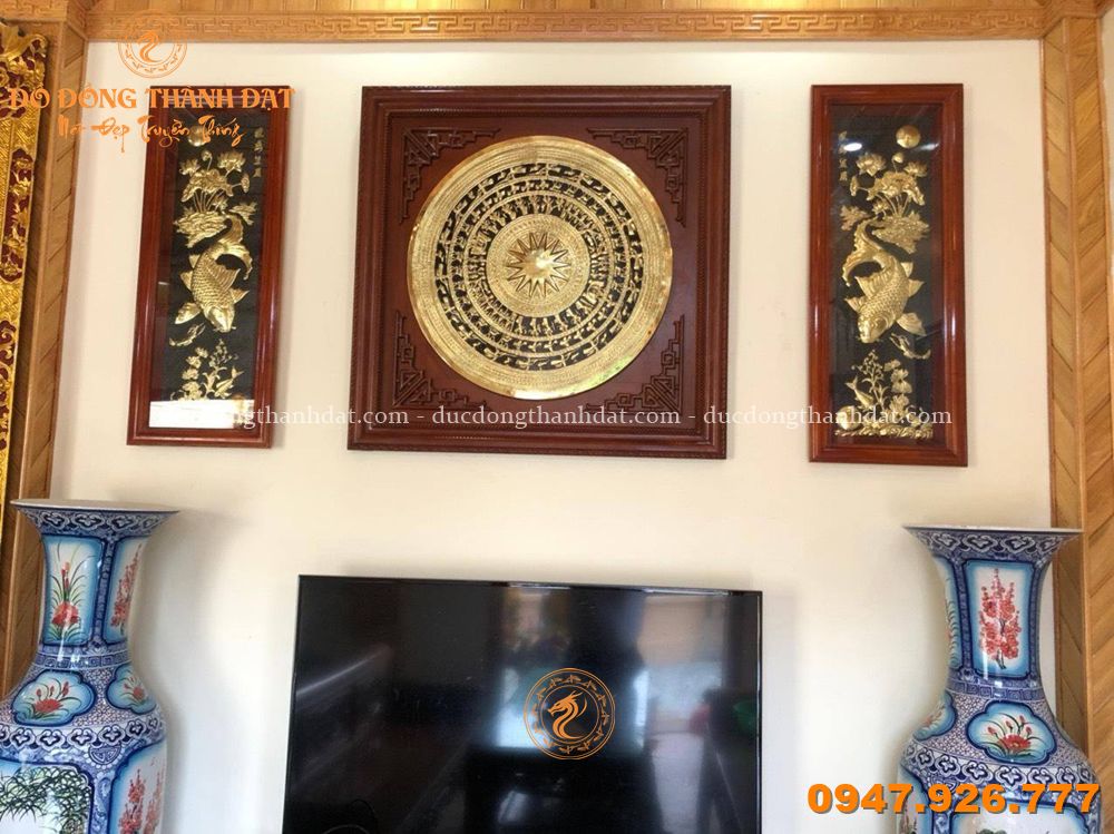 Lắp đặt mặt trống cá chép tại Hoà Bình