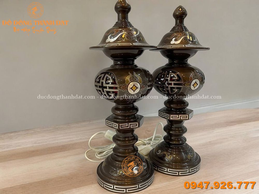 Đèn Khảm ngũ sắc 42cm (4)