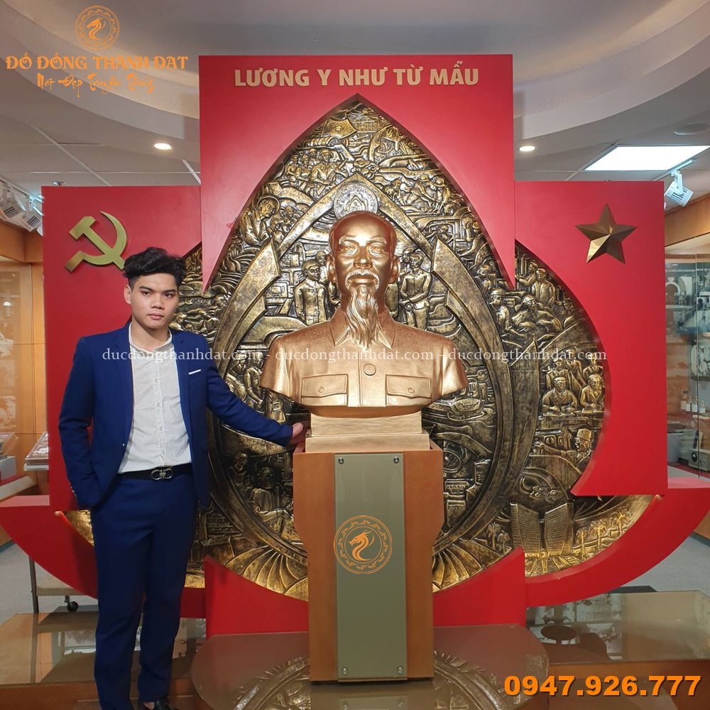 Tượng Bác Hồ bằng đồng giá bao nhiêu? Báo giá chi tiết theo mẫu, kích thước, chất liệu 5 Feedback Tuong Bac Ho Bang Dong (3)