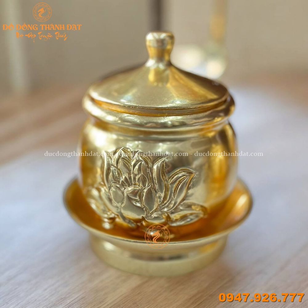 Hũ Nước Dát Vàng 9999