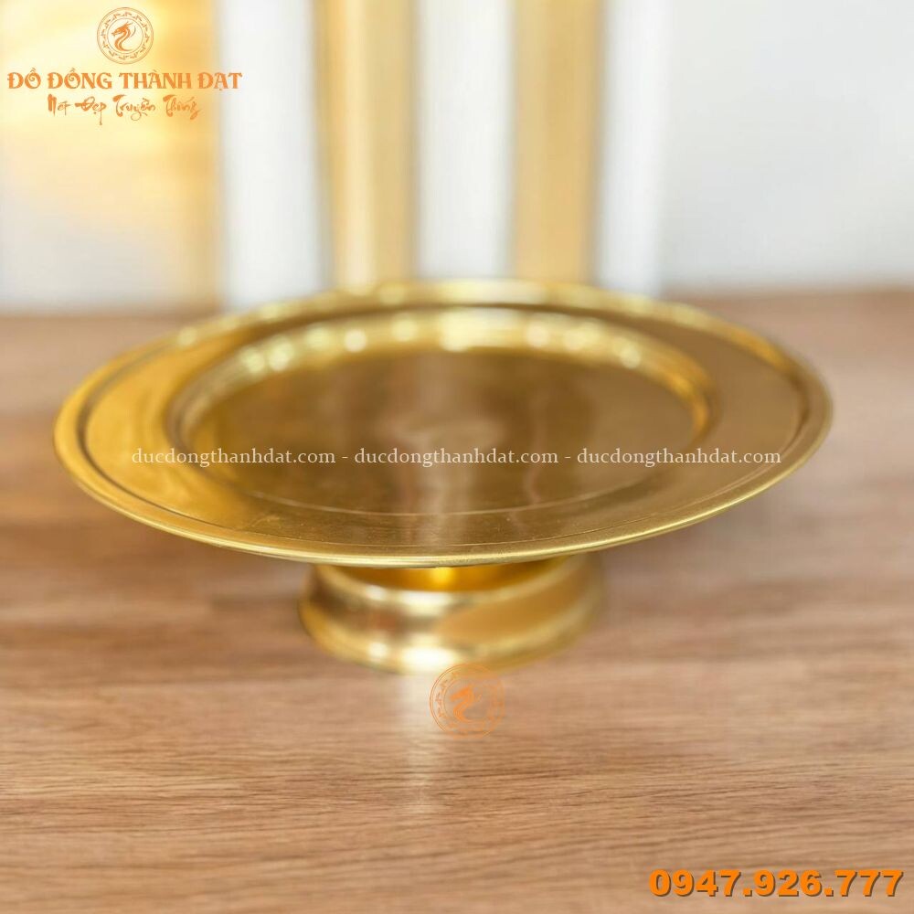 Mâm Bồng Dát Vàng 9999