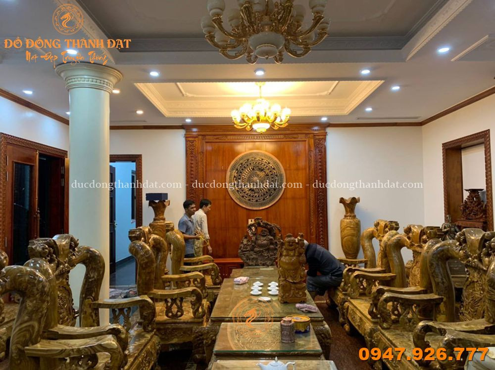 Tranh trống đồng treo phòng làm việc – Biểu tượng quyền uy, trí tuệ và nền tảng vững chắc cho người lãnh đạo 3 Feedback Mat Trong Dong (11)