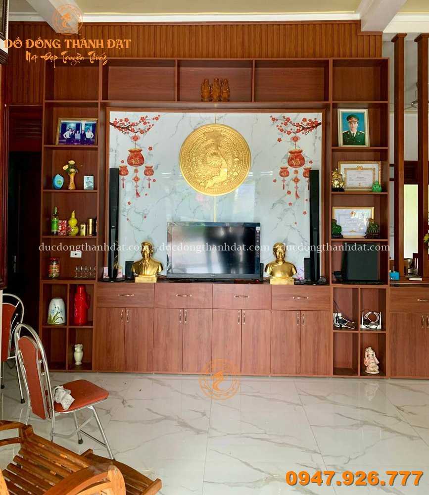 Ý Nghĩa Tranh Trống Đồng Treo Phòng Khách Trong Phong Thủy 3 Feedback Mat Trong Dong (4)