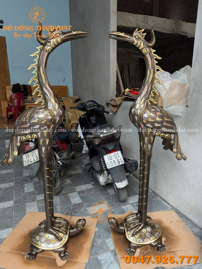 Đôi Hạc Khảm Tam Khí Cao 1m92 3 Hac Tho Kham Tam Khi Cao 1m97 (5)