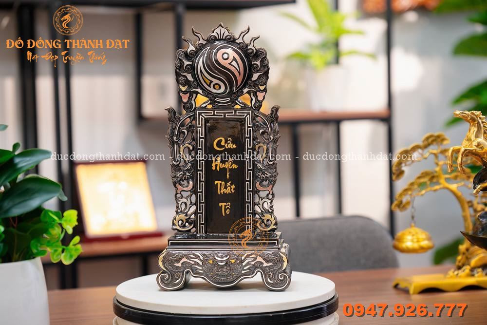 Bài Vị Cao 42cm Khảm Ngũ Sắc