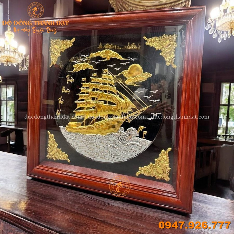 Tranh Thuan Buom Xuoi Gio Mạ Vang 80 (2)
