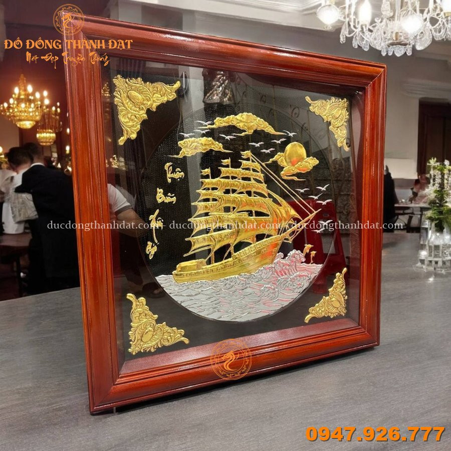 Tranh Thuan Buom Xuoi Gio Mạ Vang 80 (3)