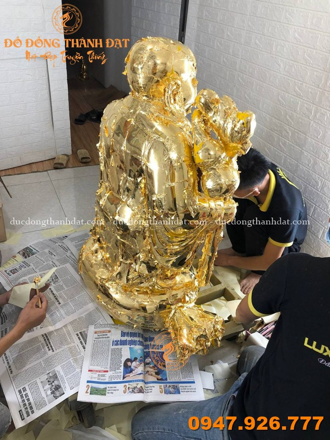 CÁCH PHÂN BIỆT DÁT VÀNG 9999, DÁT VÀNG ĐÀI LOAN, MẠ VÀNG 24K VÀ MẠ VÀNG NANO 1 Dat Vang Tuong Di Lac (2)