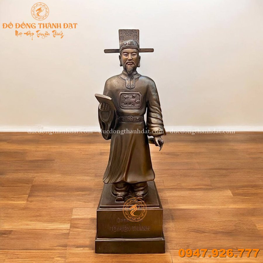 Tượng Tô Hiến Thành Bằng Đồng Cao 70cm 2 Tuong To Hien Thanh Bang Dong Hun 70 (1)