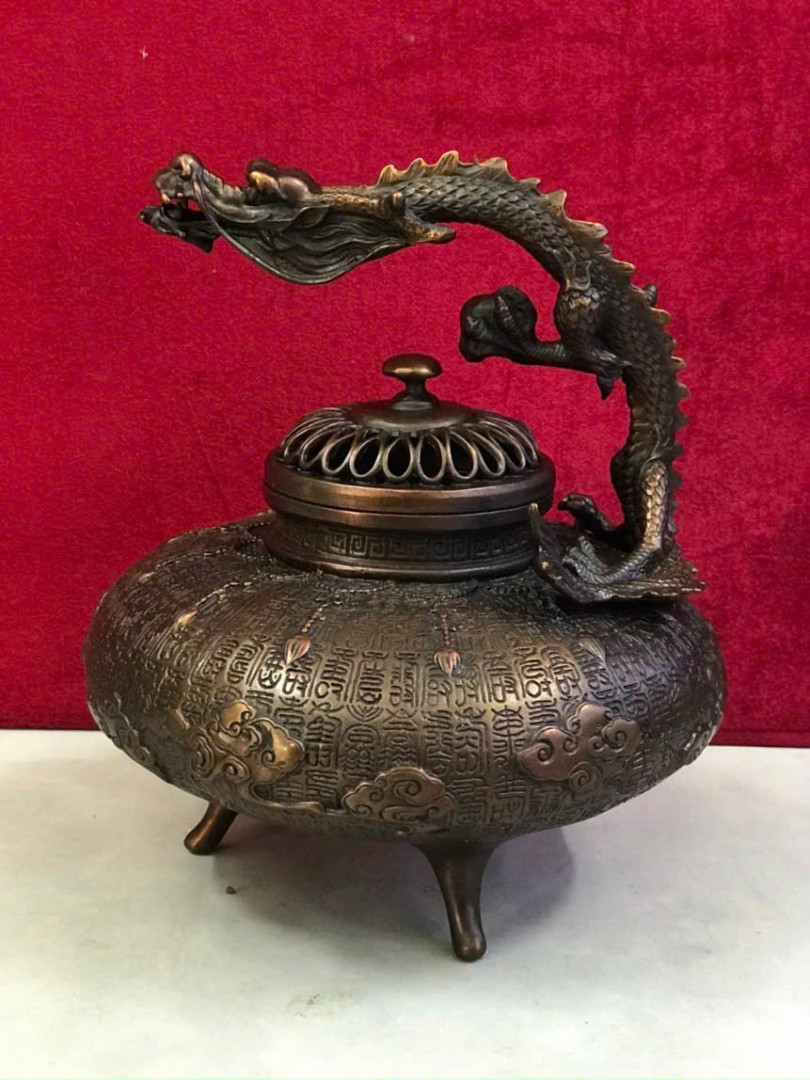 Lư xông trầm bằng đồng – Tinh hoa phong thủy và nghệ thuật thưởng trầm 5 Lư xông trầm bằng đồng.3