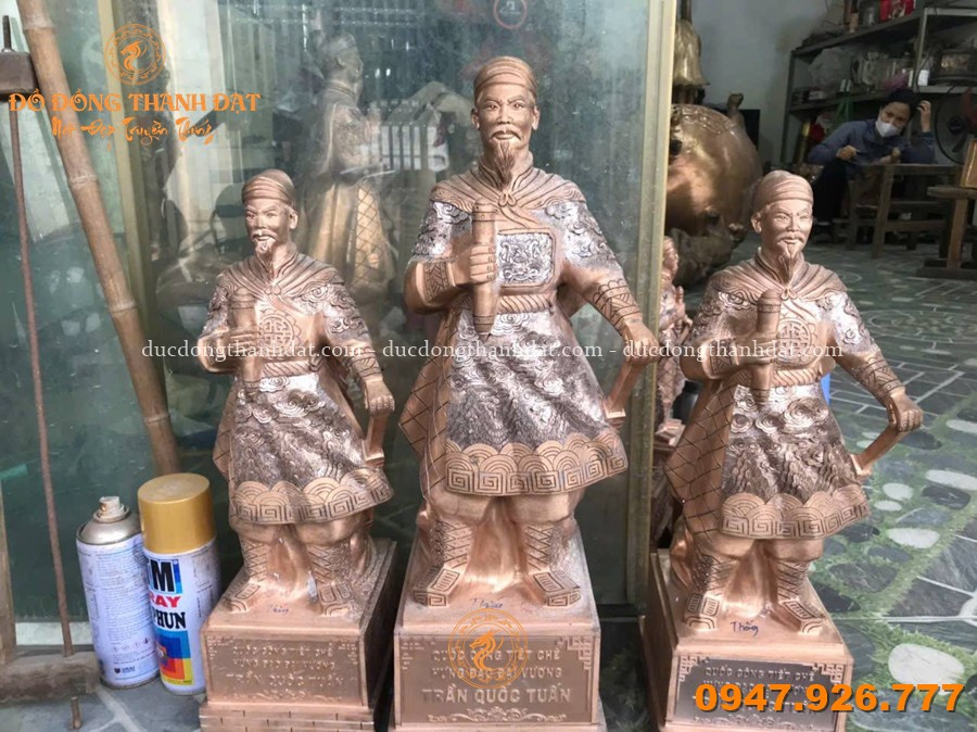 Quá Trình Đúc Tượng Trần Hưng Đạo Bằng Đồng – Tinh Hoa Nghề Đúc Truyền Thống Việt Nam 6 Cong Doan San Xuat (6)