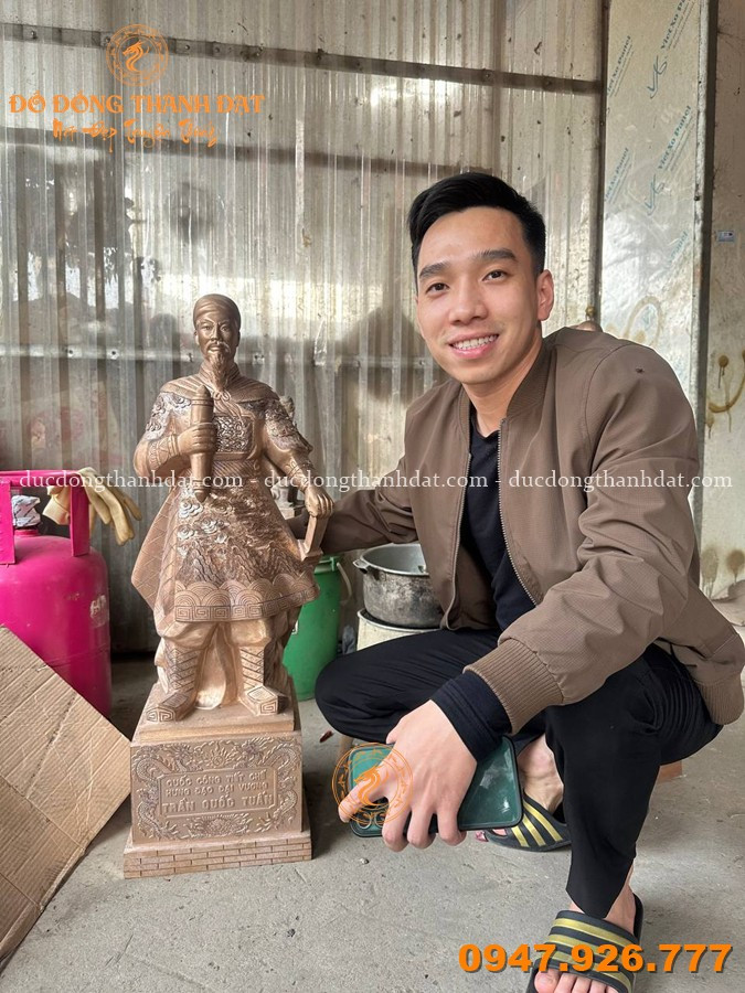 Top Những Vị Tướng Làm Thay Đổi Lịch Sử Việt Nam - Những Linh Hồn Bất Tử Của Dân Tộc 5 Tượng Trần Hưng Đạo đồng đỏ mộc 90cm
