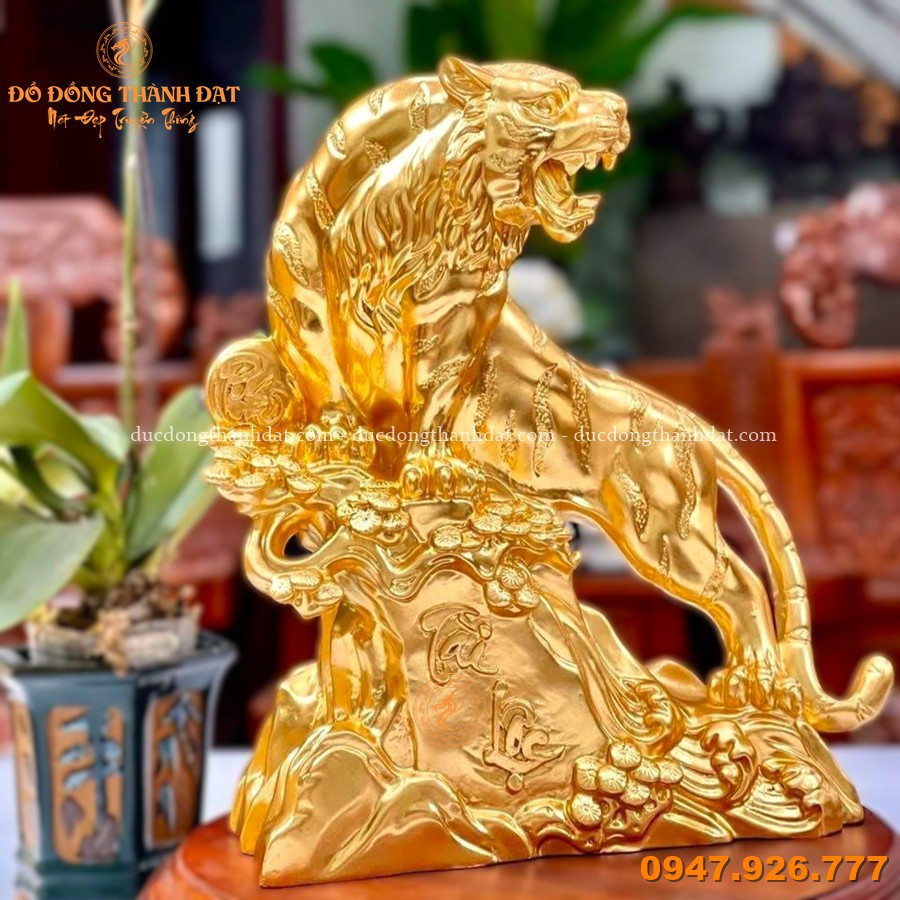 Tổng Hợp 12 Mẫu Tượng Linh Vật Mạ Vàng 24K - Nghệ Thuật Phong Thủy Và Đẳng Cấp 5 linh vat ho phong thuy tai loc