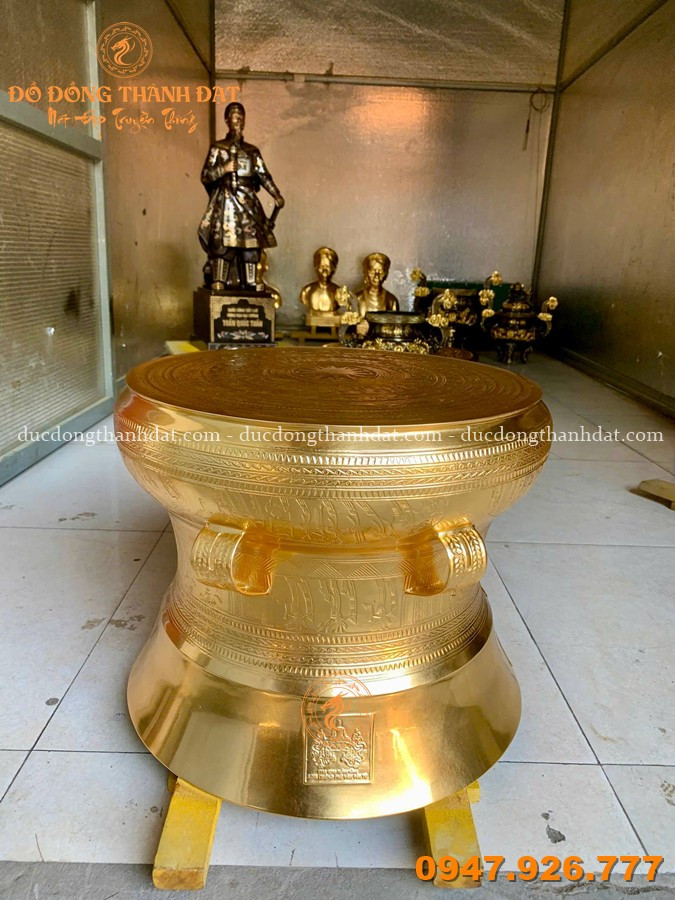 Dát Vàng 9999 Quả Trống Đồng 50cm 1 Dat Vang 9999 Qua Trong Dong 50cm (1)