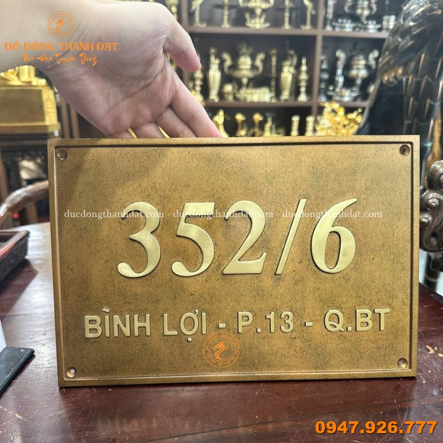 Đúc Biển Số Địa Chỉ Nhà Bằng Đồng Theo Yêu Cầu 2 Duc Bien So Nha Theo Yeu Cau (7)