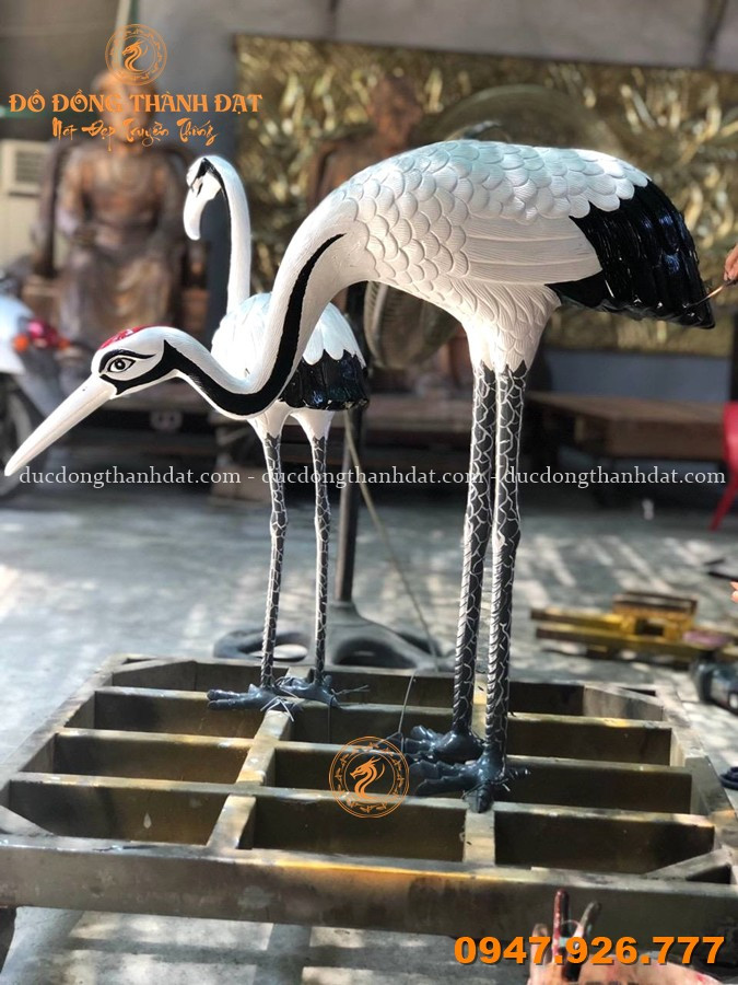 Đúc Hạc Đồng Theo Yêu Cầu Làm Decor 2 Duc Hac Dong Theo Yeu Cau (1)