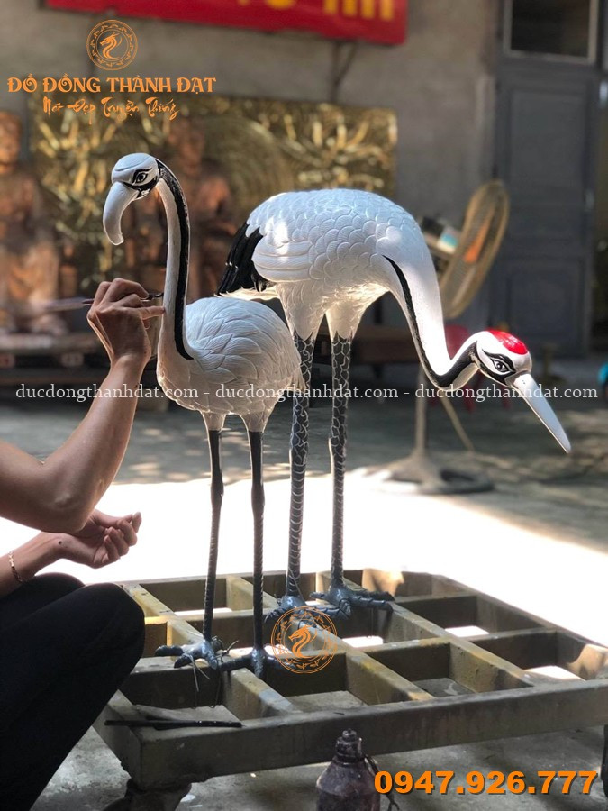 Đúc Hạc Đồng Theo Yêu Cầu Làm Decor 3 Duc Hac Dong Theo Yeu Cau (3)