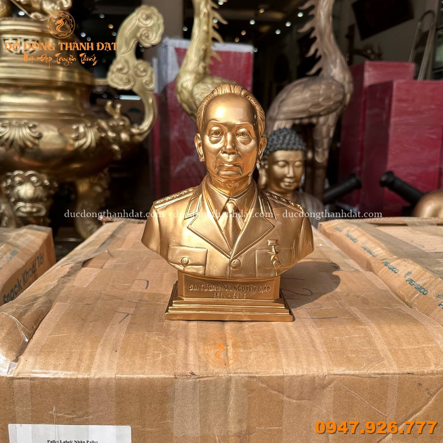 Tượng Bác Giáp Bằng Đồng Bán Thân Cao 23cm 3 Tuong Bac Giap Bang Dong Ban Than 23cm (3)