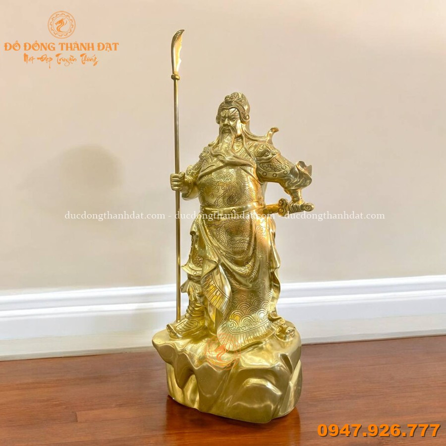Tượng Quan Vân Trường Đồng Catut Cao 55cm 4 Tuong Quan Van Truong 55cm Cattut (1)