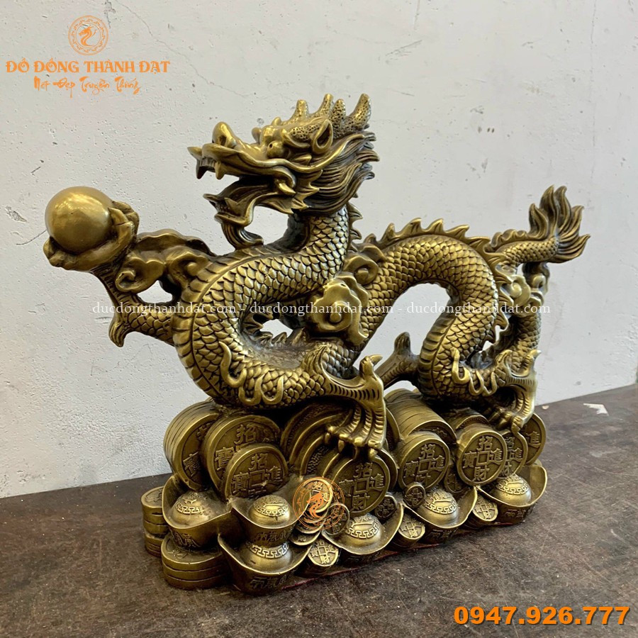Bộ Sưu Tập Các Mẫu Tượng Rồng Bằng Đồng Đẹp Phong Thủy 9 Tuong Rong Bang Dong Phong Thuy (16)