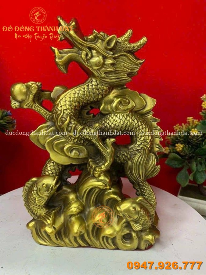 Bộ Sưu Tập Các Mẫu Tượng Rồng Bằng Đồng Đẹp Phong Thủy 6 Tuong Rong Bang Dong Phong Thuy (24)