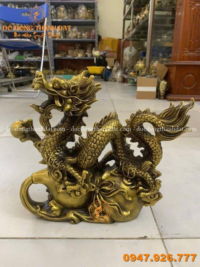 Bộ Sưu Tập Các Mẫu Tượng Rồng Bằng Đồng Đẹp Phong Thủy 14 Tuong Rong Bang Dong Phong Thuy (27)