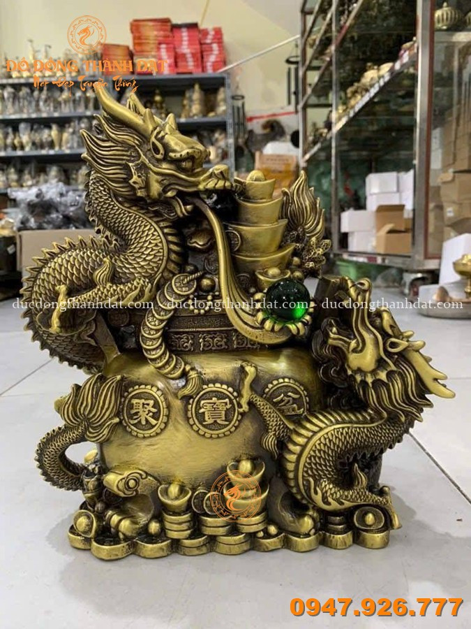 Bộ Sưu Tập Các Mẫu Tượng Rồng Bằng Đồng Đẹp Phong Thủy 27 Tuong Rong Bang Dong Phong Thuy (30)