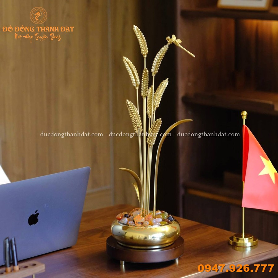 Mua quà tặng mạ vàng cao cấp ở đâu Hà Nội và TP. Hồ Chí Minh uy tín, chất lượng? 11 Chau Lua Mach Ma Vang 24k (2)