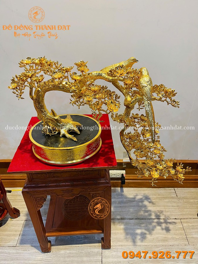 Mai Vàng Dáng Đổ Dài 92cm Mạ Vàng 24K 1 Mai Vang Dang Do 92cm (8)