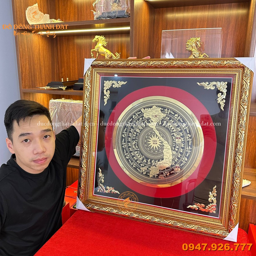 Mặt Trống CNC Có Bản Đồ 40cm Khung 70cm 1 Mat Trong Cnc Ban Do Khung 70 (1)