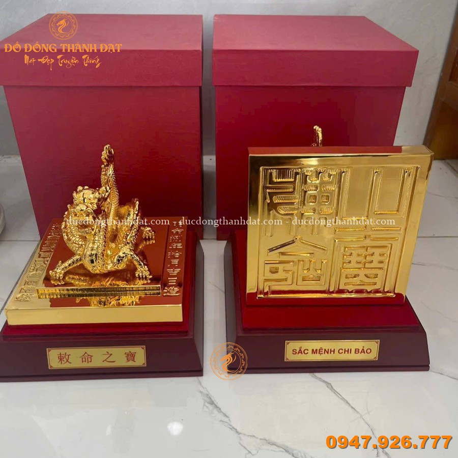 Ấn Sắc Mệnh Chi Bảo Bằng Đồng 10 Sac Menh Chi Bao Bang Dong Ma Vang (2)
