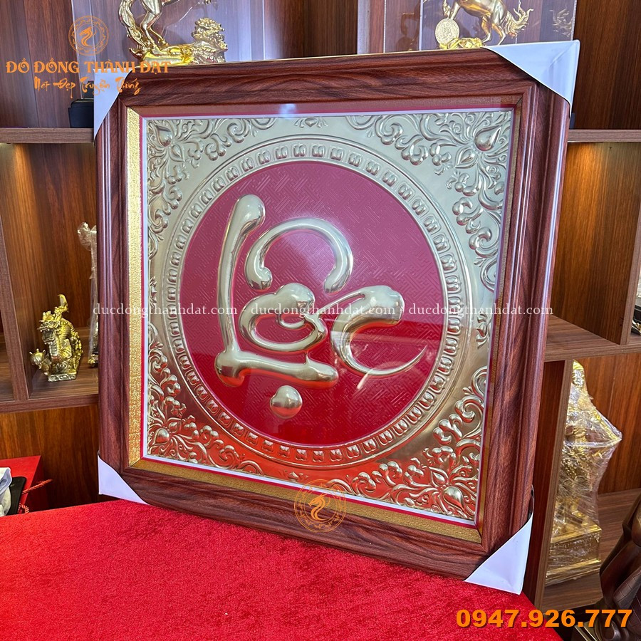 Tranh Chữ Lộc Việt 56cm 3 Tranh Chu Loc Viet 56cm (3)