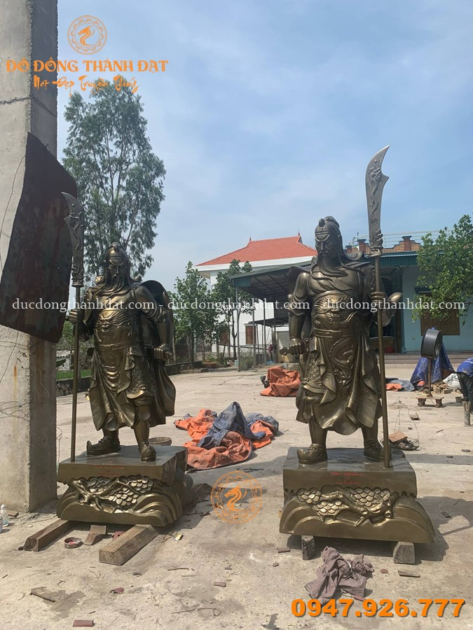 Tượng Quan Vân Trường Bằng Đồng Màu Hun Cao 2m 2 Tuong Quan Van Truong Bang Dong Cao 2m4 (14)